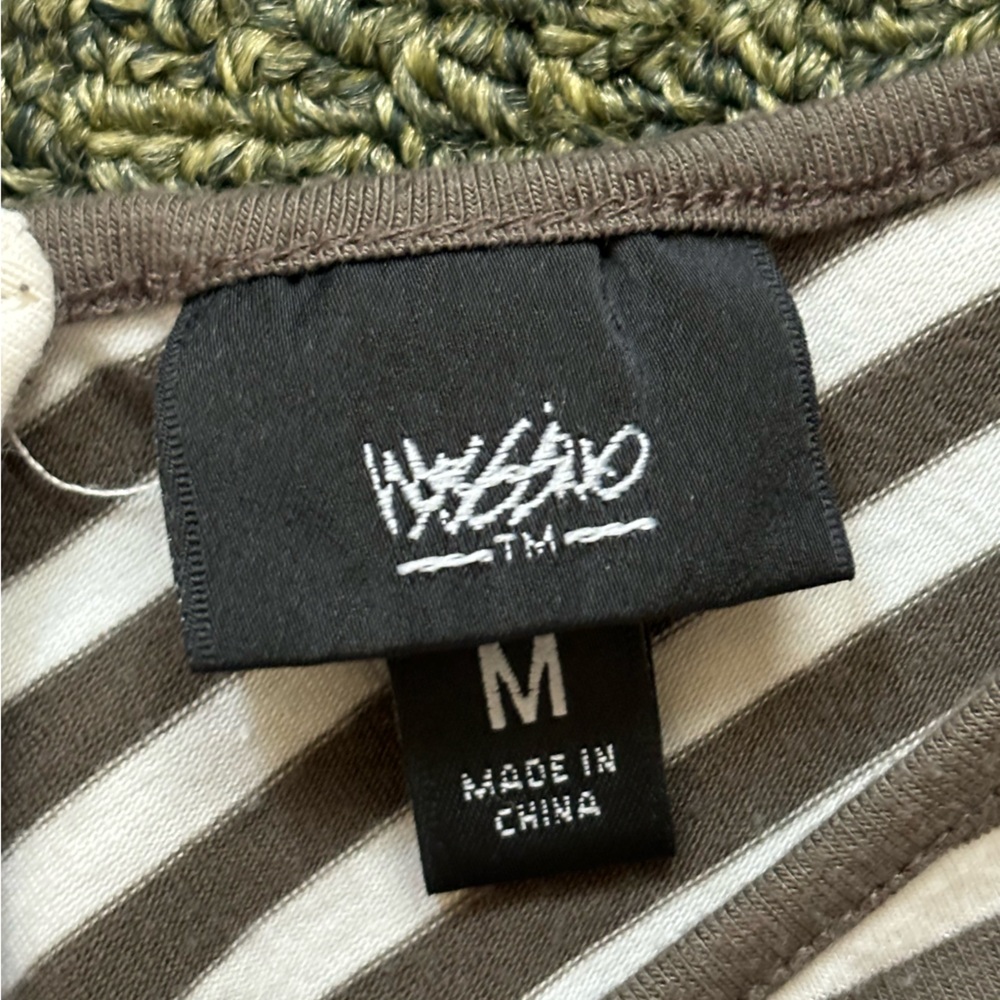High Neck Mossimo Striped Tank - Picture 2 of 4